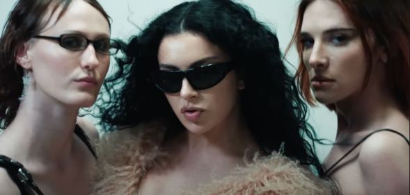 Trans icons Blizy McGuire and Hari Nef in Charli XCX's 360 music video.
