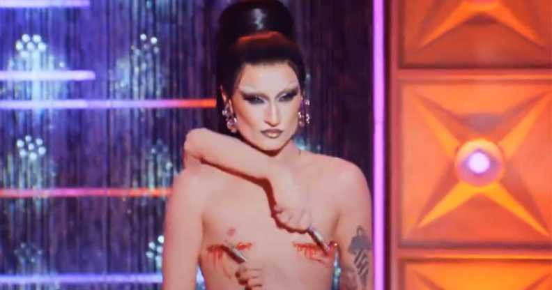 Gottmik in RuPaul's Drag Race All Stars 9's Snatch Game episode