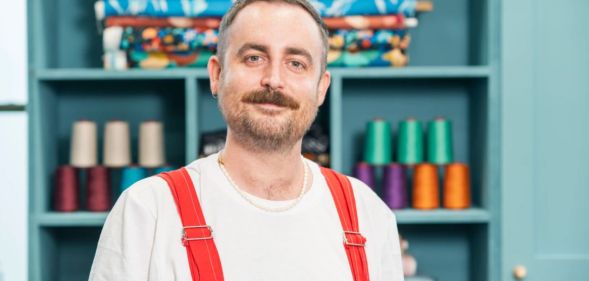 Luke from the Great British Sewing Bee