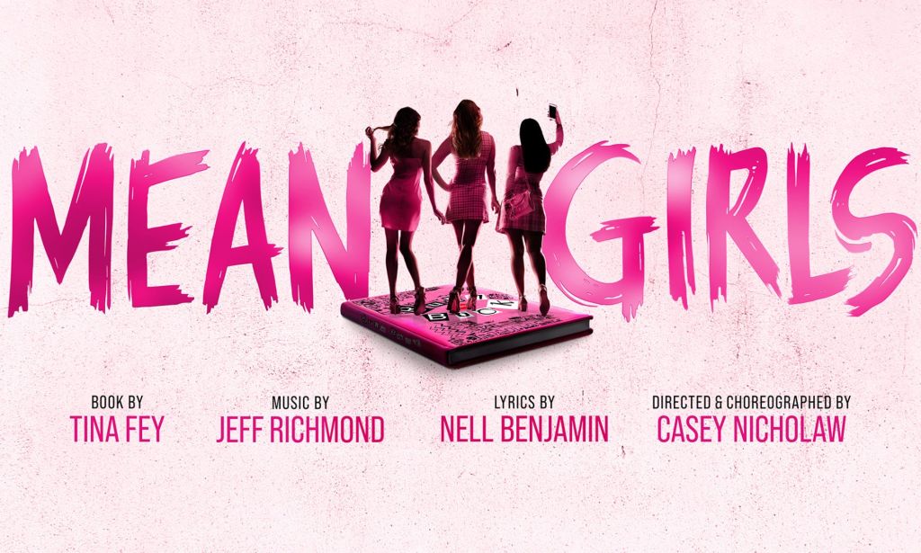 The logo for Mean Girls on the West End.