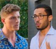 Austin Victoria and Sean Palmieri during season three of Selling the OC