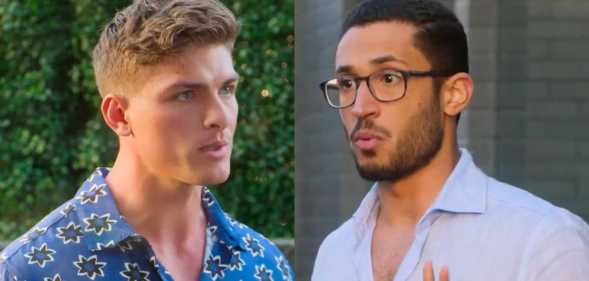 Austin Victoria and Sean Palmieri during season three of Selling the OC