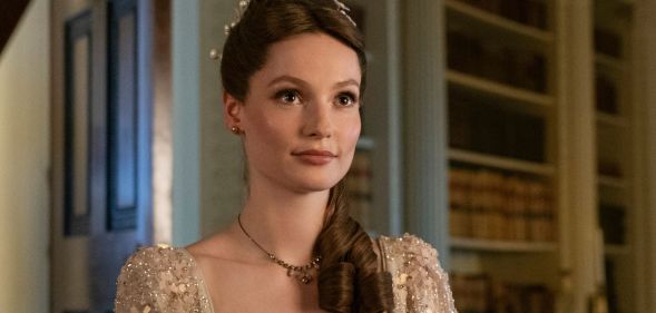 Francesca Bridgerton in a still on Netflix's Bridgerton.