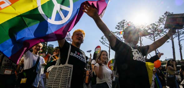 The LGBTQ+ community marked the 25th year of Pride parades in the country. (Getty)