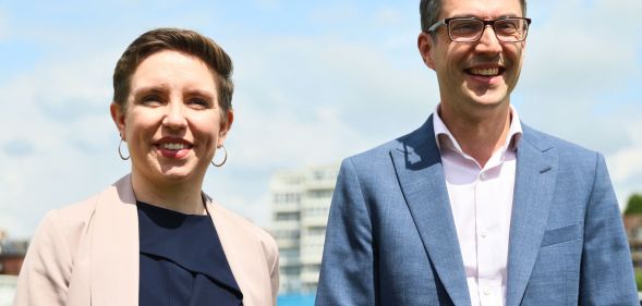 Green Party co-leaders Carla Denyer and Adrian Ramsay.