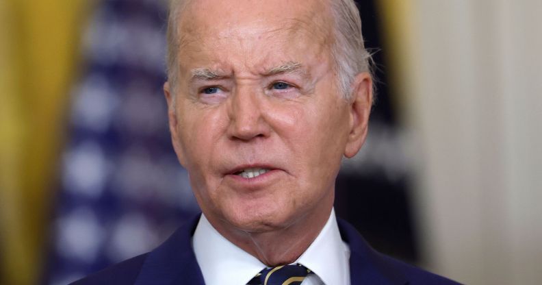 Joe Biden, pictured.