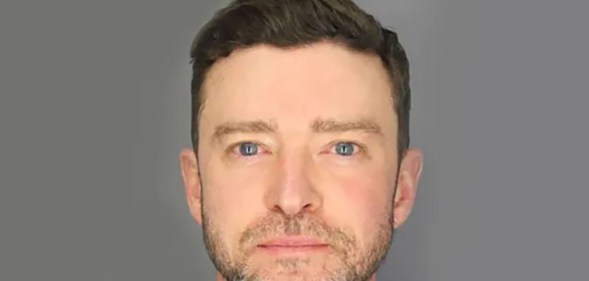 Justin Timberlake mug shot from Sag Harbor Police Department