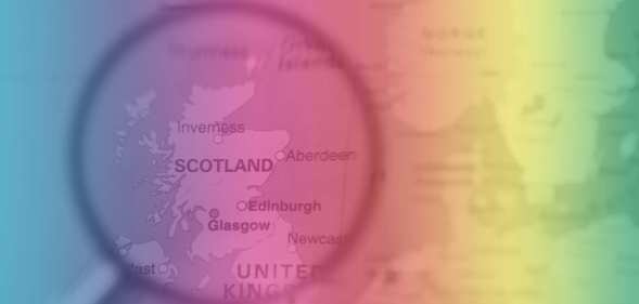 rainbow Scotland map