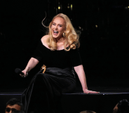 Adele responded to the anti-Pride heckler at her residency. (Getty)