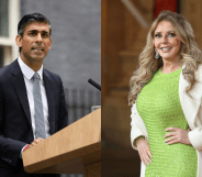 Carol Vorderman responded to Rishi Sunak's anti-trans messaging. (Getty)