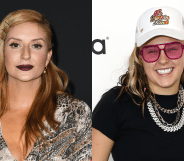 Anneliese van der Pol (left) said JoJo Siwa (right) "trolled" her. (Getty)