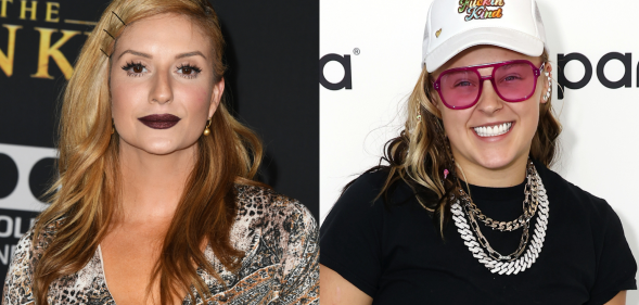 Anneliese van der Pol (left) said JoJo Siwa (right) "trolled" her. (Getty)