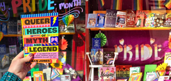 Staff at the bookstore had to endure anti-LGBTQ+ hate. (@browsersbookshopporthmadog/Instagram)