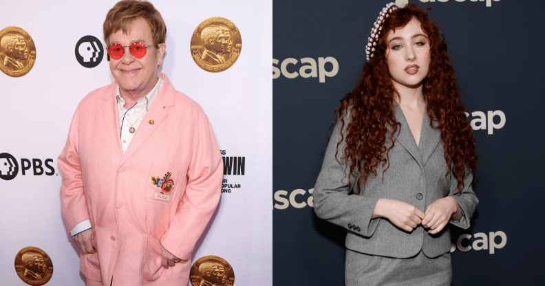 Sir Elton John has revealed he's a fan of Chappell Roan. (Getty)