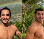 Bretman Rock (L) is reportedly dating Justice Fester (R).(Instagram, @bretmanrock/@justiceisking)