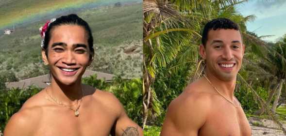 Bretman Rock (L) is reportedly dating Justice Fester (R).(Instagram, @bretmanrock/@justiceisking)