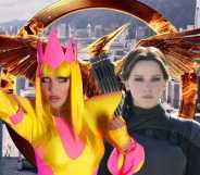 Chad Michaels and Katniss Everdeen