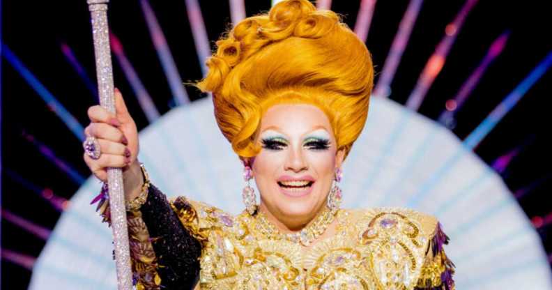 Ginger Johnson winning Drag Race UK season five
