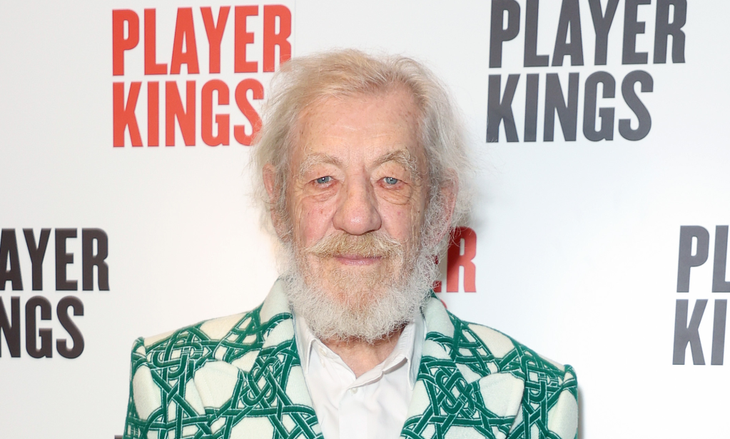 Sir Ian McKellen at the Player Kings press night