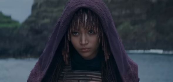 Amandla Stenberg in Star Wars: The Acolyte.