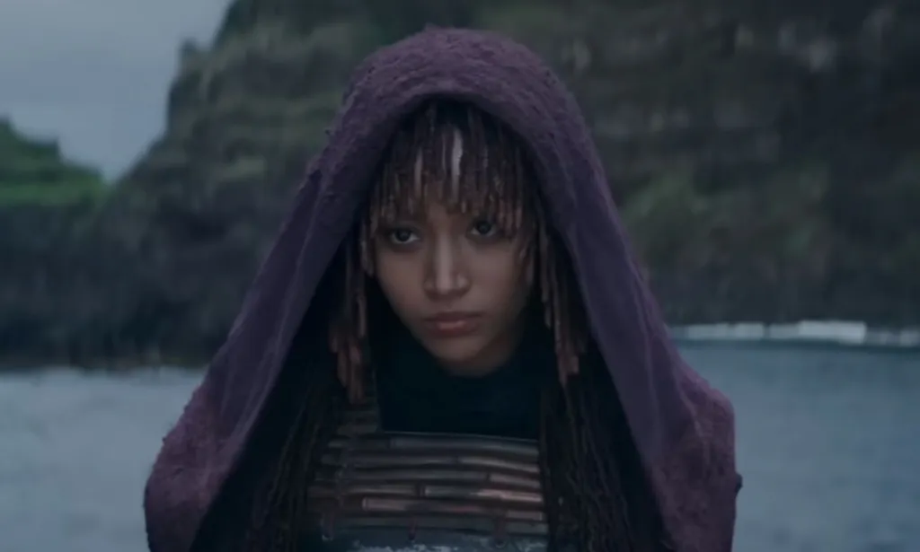 Amandla Stenberg in Star Wars: The Acolyte.