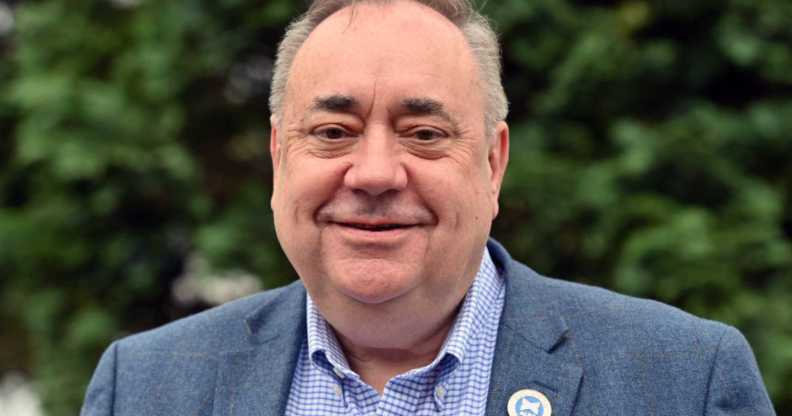 Alba Party leader Alex Salmond pictured during a photocall at That Place In The Bay community cafe on the last day of campaigning in the UK General Election.