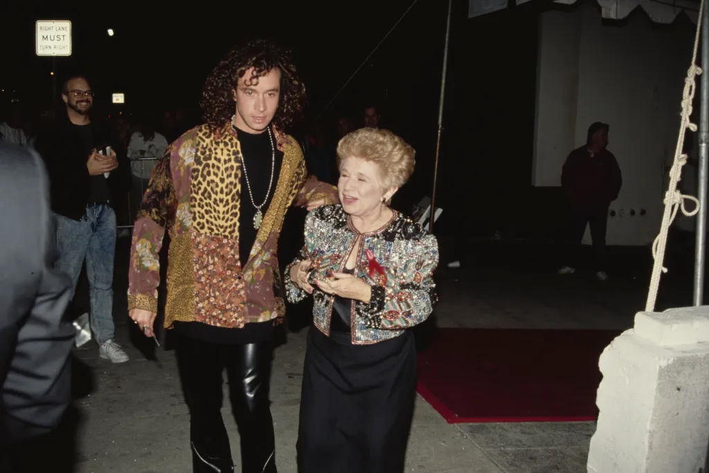 American actor and comedian Pauly Shore and German-born American sex therapist Ruth Westheimer attend the 13th Annual National CableACE Awards in 1992.