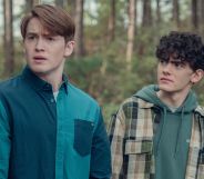 Kit Connor and Joe Locke in Heartstopper