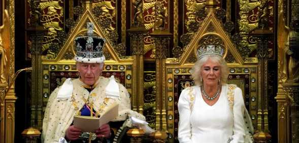 King Charles at the State Opening of Parliament