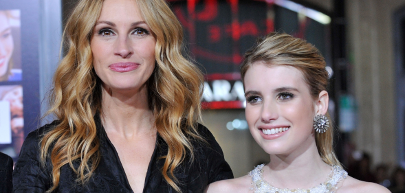 Emma Roberts and Julia Roberts