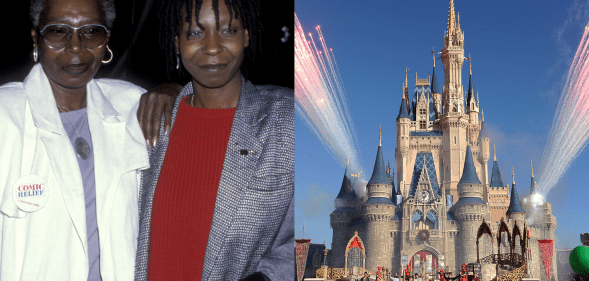 Whoopi Goldberg and her mother Emma Johnson