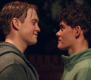 Kit Connor and Joe Locke as Nick Nelson and Charlie Spring in Heartstopper season three