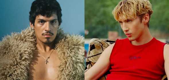 Omar Apollo (L) and Troye Sivan (R)