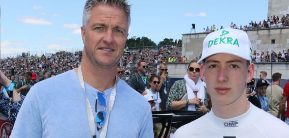 Ralf Schumacher and his son David Schumacher