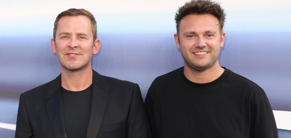 Scott Mills and husband Sam Vaughan