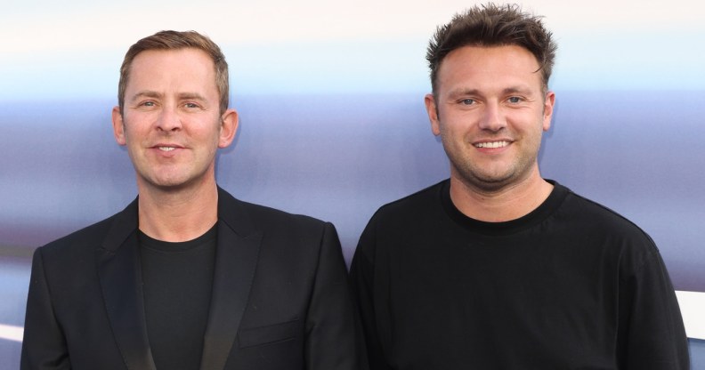 Scott Mills and husband Sam Vaughan