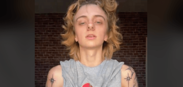 Trans TikTok star Alex aka @stapleyyourmouthshut