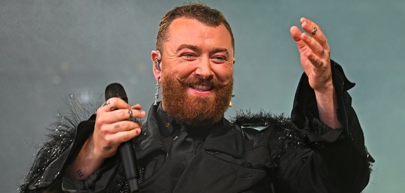 Sam Smith performs during the Pinkpop Festival
