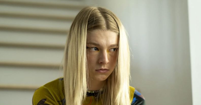 Hunter Schafer as trans teen Jules in Euphoria