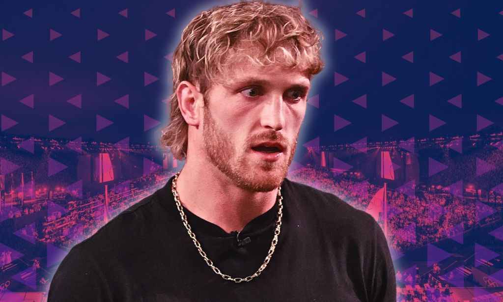 An edited picture of Logan Paul looking puzzled.