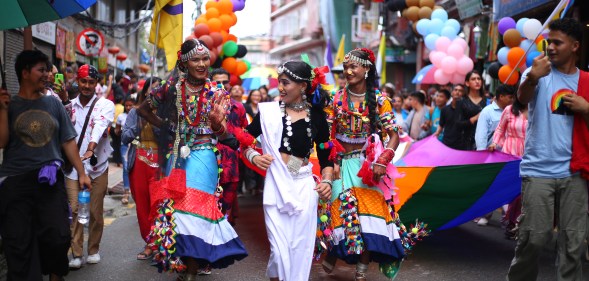 Nepal's Pride parade.