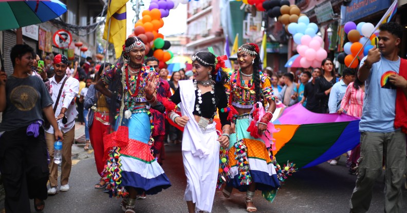 Nepal's Pride parade.