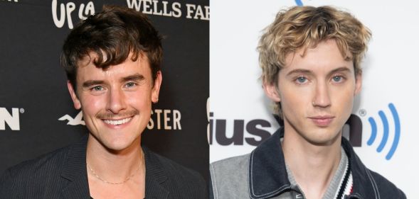 Side by side images of Connor Franta and Troye Sivan.