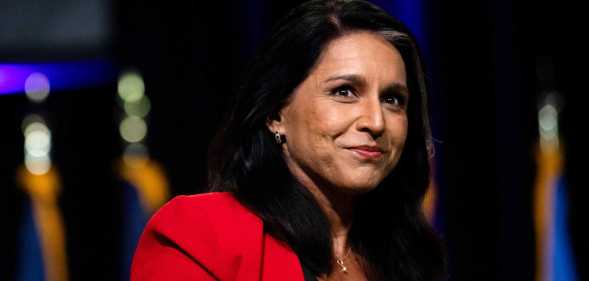 Tulsi Gabbard after endorsing Republican presidential nominee, former US president Donald Trump