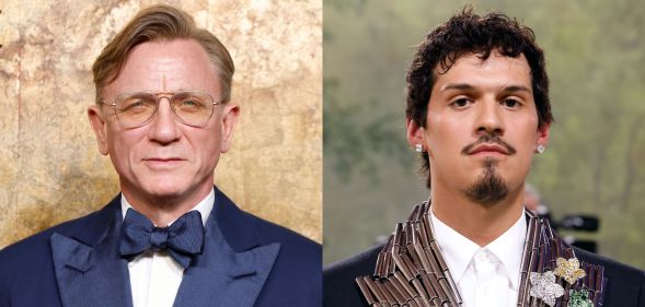 Omar Apollo (right) has a sex scene with Daniel Craig (left) in new film Queer
