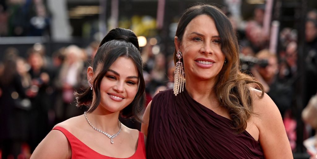 Selena Gomez and Karla Sofía Gascón, stars of trans musical crime drama Emilia Pérez on the BFI London Film Festival red carpet.