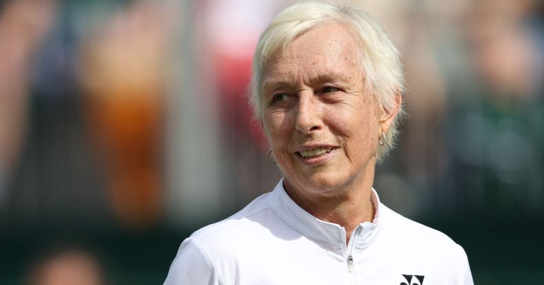 Former tennis player Martina Navratilova