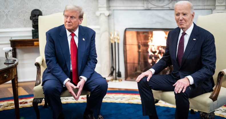 People are writing fan fic about Joe Biden and Donald Trump. Yes, really. (Jabin Botsford/The Washington Post via Getty Images)