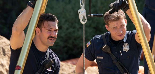 Buck and Eddie in 9-1-1