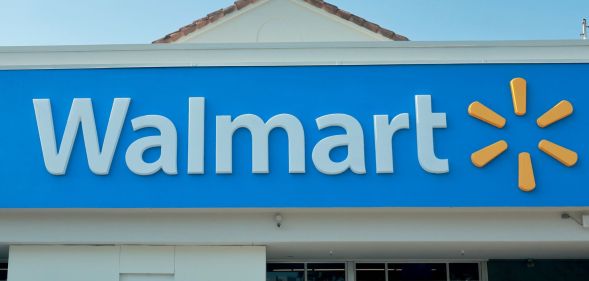 Stock image of a Walmart store